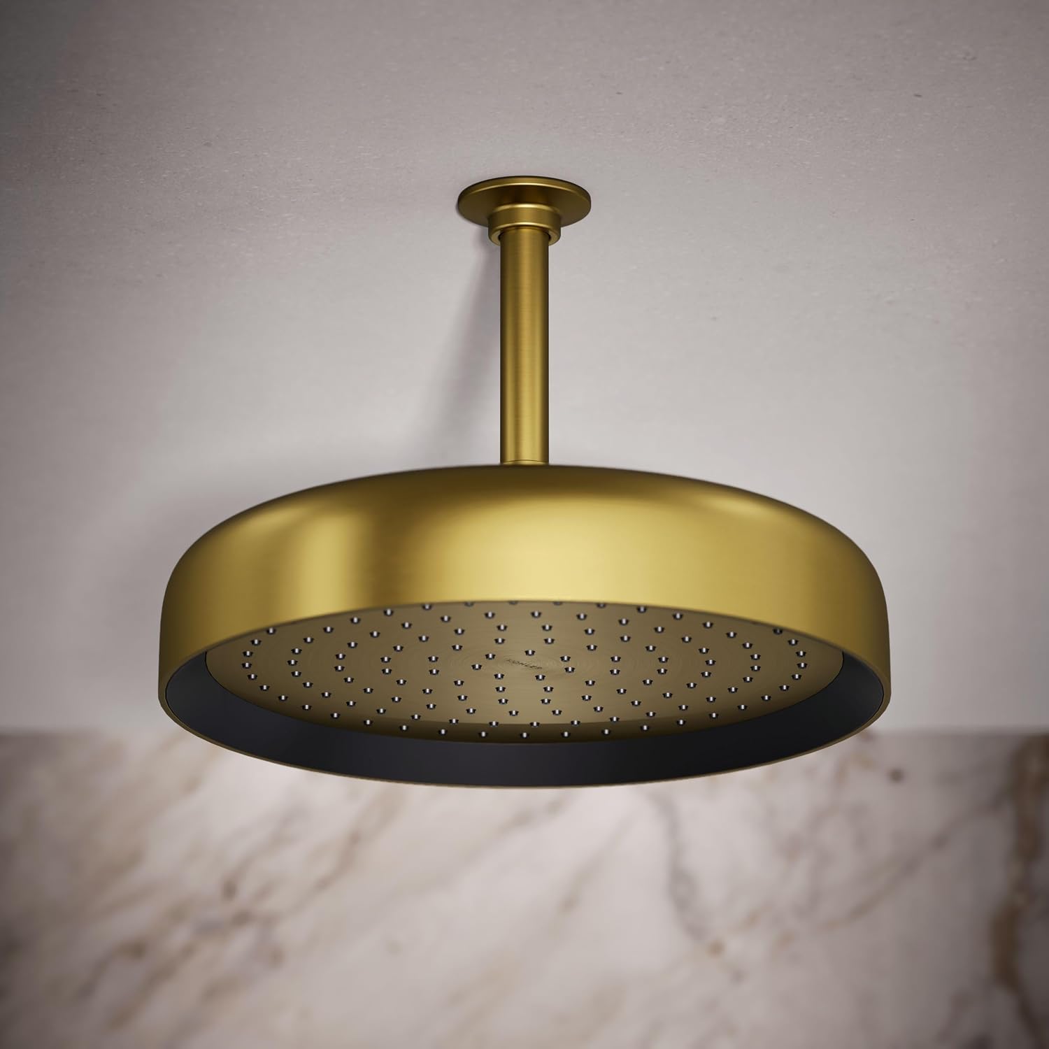 Kohler 26291-G-2MB Statement® Round 12' single-function rainhead, 1.75 gpm, Vibrant Brushed Moderne Brass