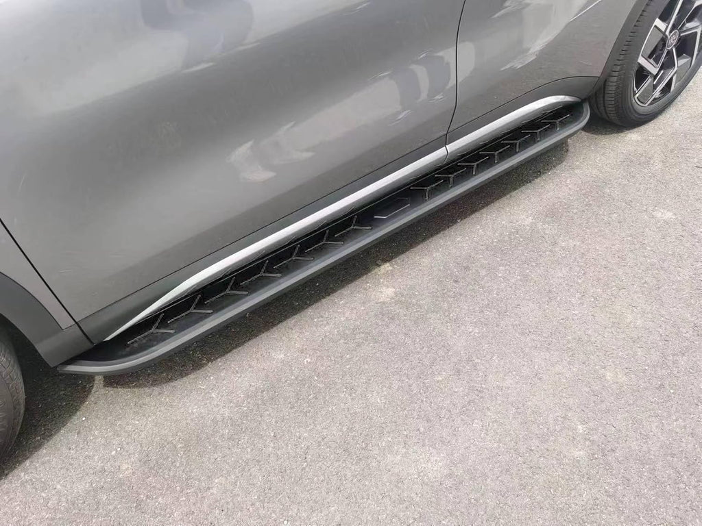 2pcs Aluminium Pedal Side Step for Cadillac XT5 2016-2024 NerfBar Running Board Automotive Exterior Accessories (with Brackets)