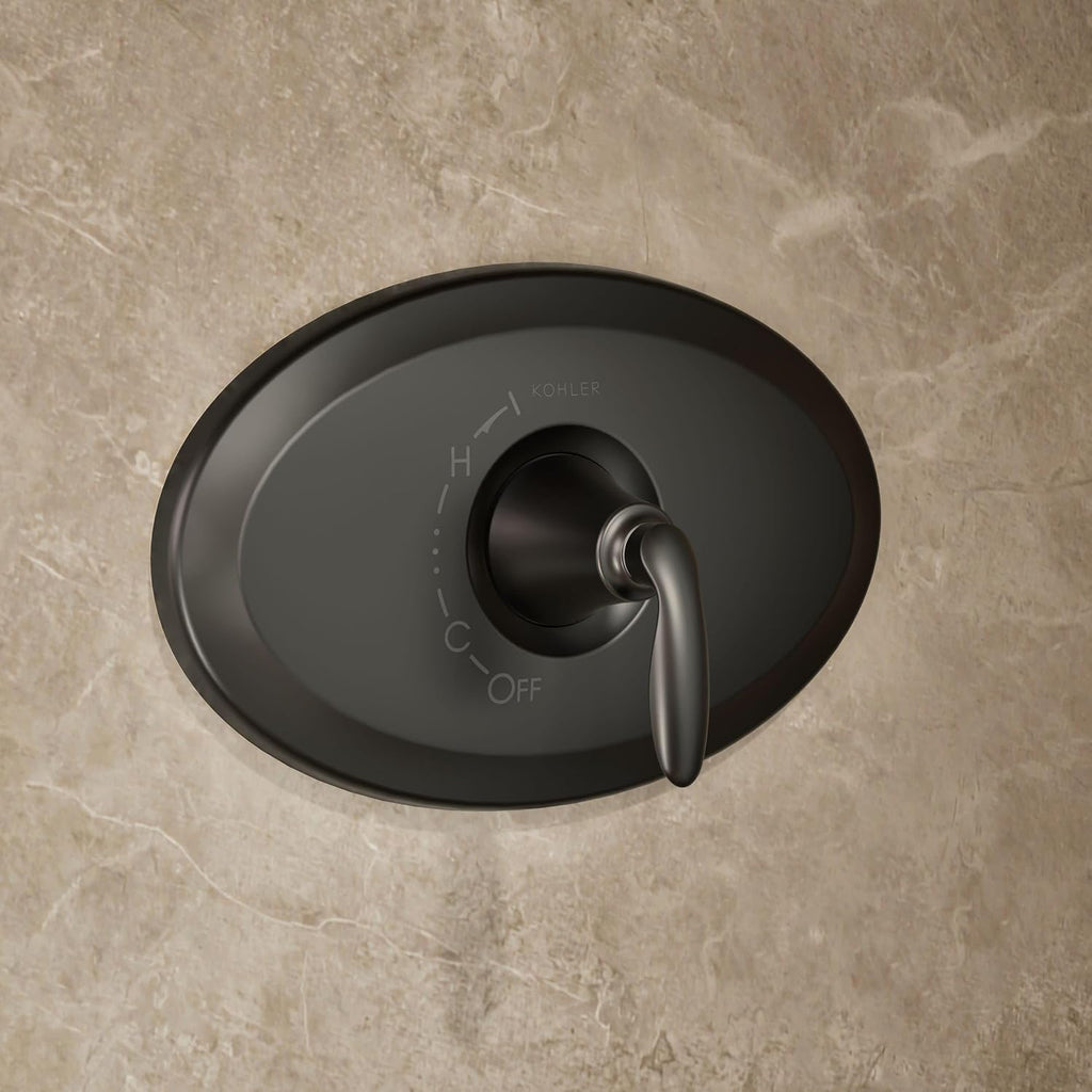 Kohler K-TS21947-4G-BL Remodel Rite-Temp Shower Trim Kit, 1.75 GPM, Matte Black