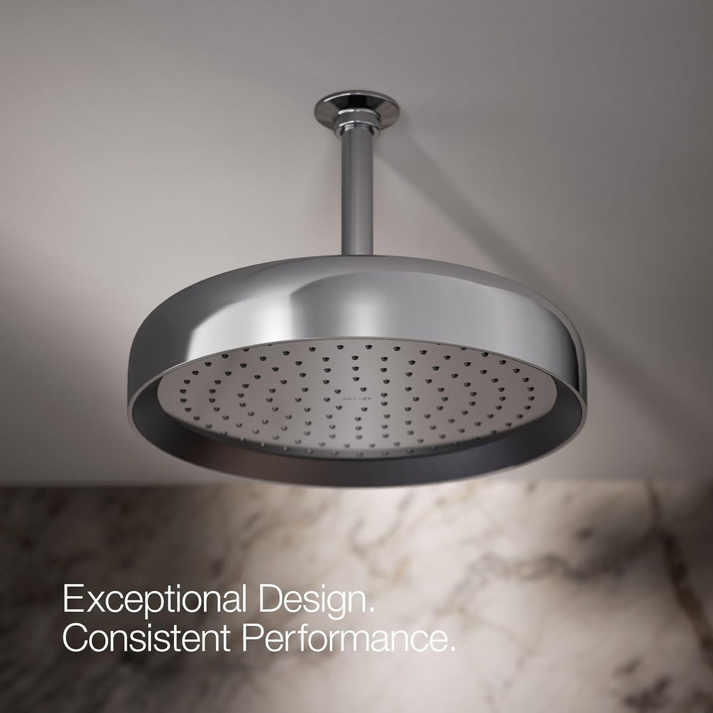 Kohler 26291-G-CP Statement® Round 12' single-function rainhead, 1.75 gpm, Polished Chrome
