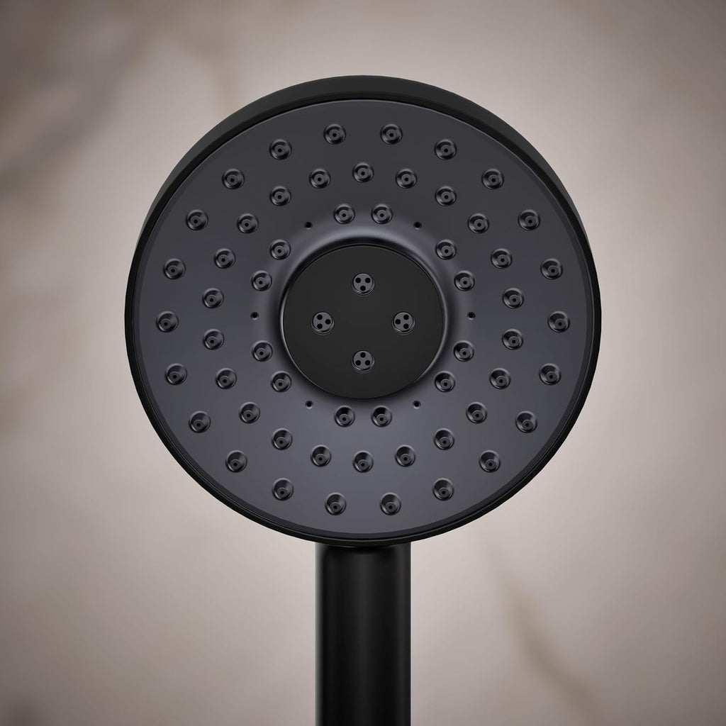 Kohler 26282-BL Statement® Round three-function handshower, 2.5 gpm, Matte Black