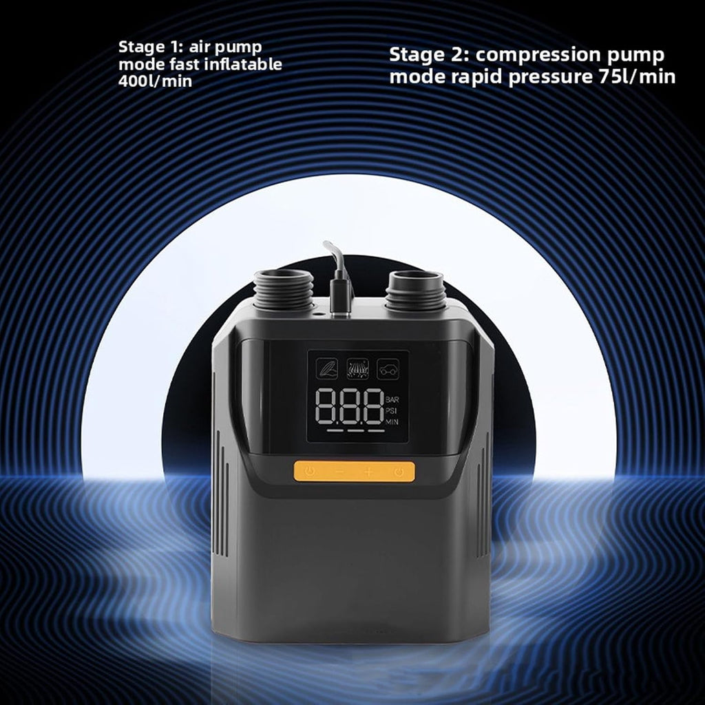 Luocute Electric Paddle Board Pump, 50 PSI Auto Off LED Display 5200mAh Battery Powered 12V DC Portable Inflatable Paddle Board Pump for Car Tire Mattress Tents Kayaks