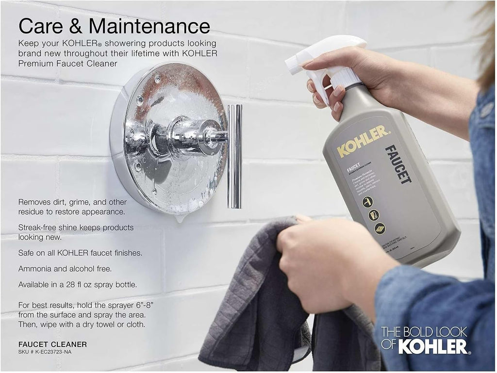 KOHLER Purist Rite-Temp Shower Valve Trim With Lever Handle, Less Showerhead