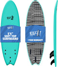 Rock-It 6' Albert Performance Fish Soft Top Surfboard Surf Board, Foam Surfboard, Kids Surfboard, Adult Surfboard, Tabla De Surf, Beginner Surfboard