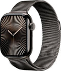 Apple Watch Series 10 [GPS + Cellular, 42mm] - Slate Titanium Case with Slate Milanese Loop, M/L, M/L (Renewed)