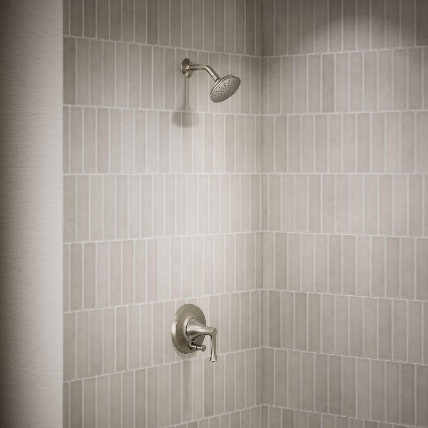 Kohler T35943-4G-BN Buckley™ Rite-Temp® shower trim kit with push-button diverter, 1.75 gpm, Vibrant Brushed Nickel