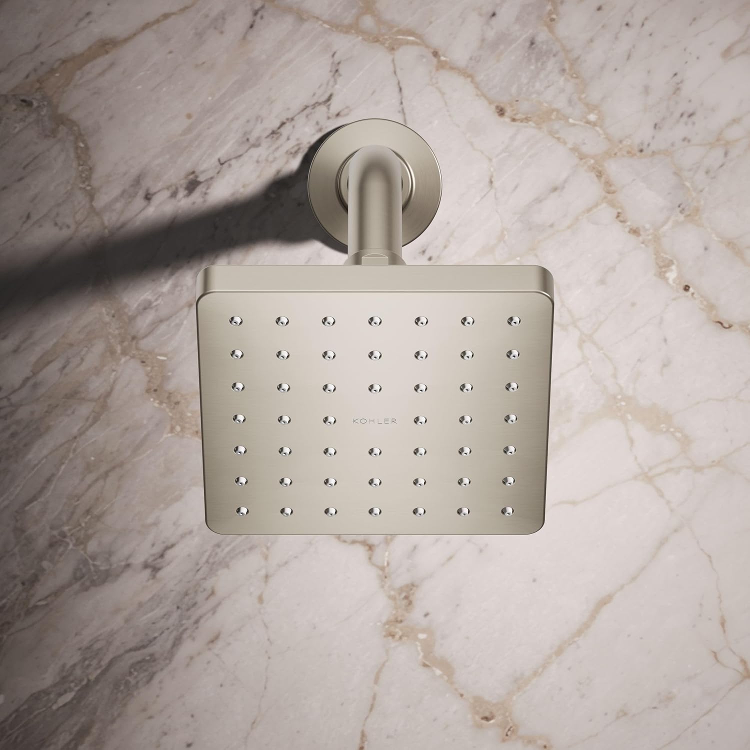 Kohler 24805-BN Parallel® Single-function showerhead, 2.5 gpm, Vibrant Brushed Nickel
