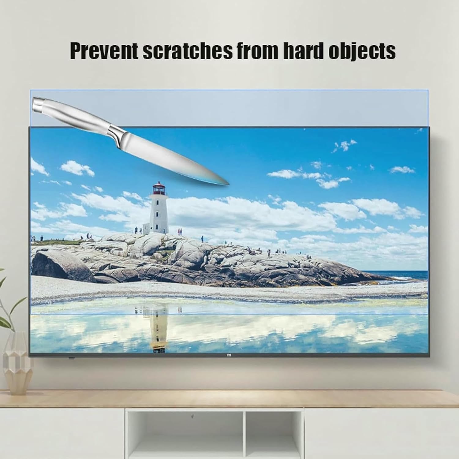 Matte Anti Glare Tv Screen Protector Anti Blue Light/Ultra-Clear Screen Filter Relieve Eye Fatigue Fits LCD/Tv and Pc/Mac Monitors/A / 32 in(A-32 Inches 698X392 Mm)