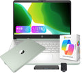 HP Stream 14' HD Student&Business Laptop with AI Copilot, Intel Processor N150, 4GB RAM, 1.12TB Storage (128GB UFS + 1TB Docking Station), 1 Year Office 365, Intel Graphics, Win 11, Willow Green