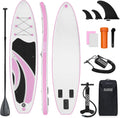 SUDOO Inflatable Stand Up Paddle Board 10'/ 10'6' SUP with 450LB Weight Capacity Adjustable Paddle Wide Stable Non Slip EVA Deck Complete Accessories for Adults Beginners Youth Outdoor Water Sports