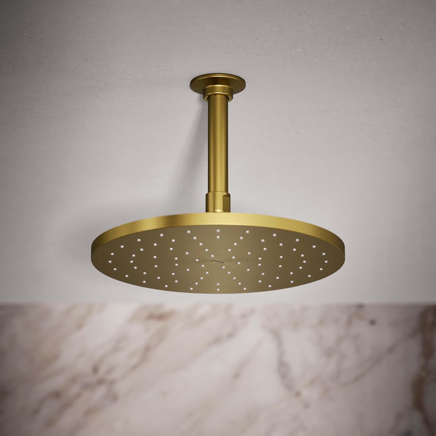 Kohler 13689-G-2MB Contemporary Round 10' single-function rainhead, 1.75 gpm, Vibrant Brushed Moderne Brass