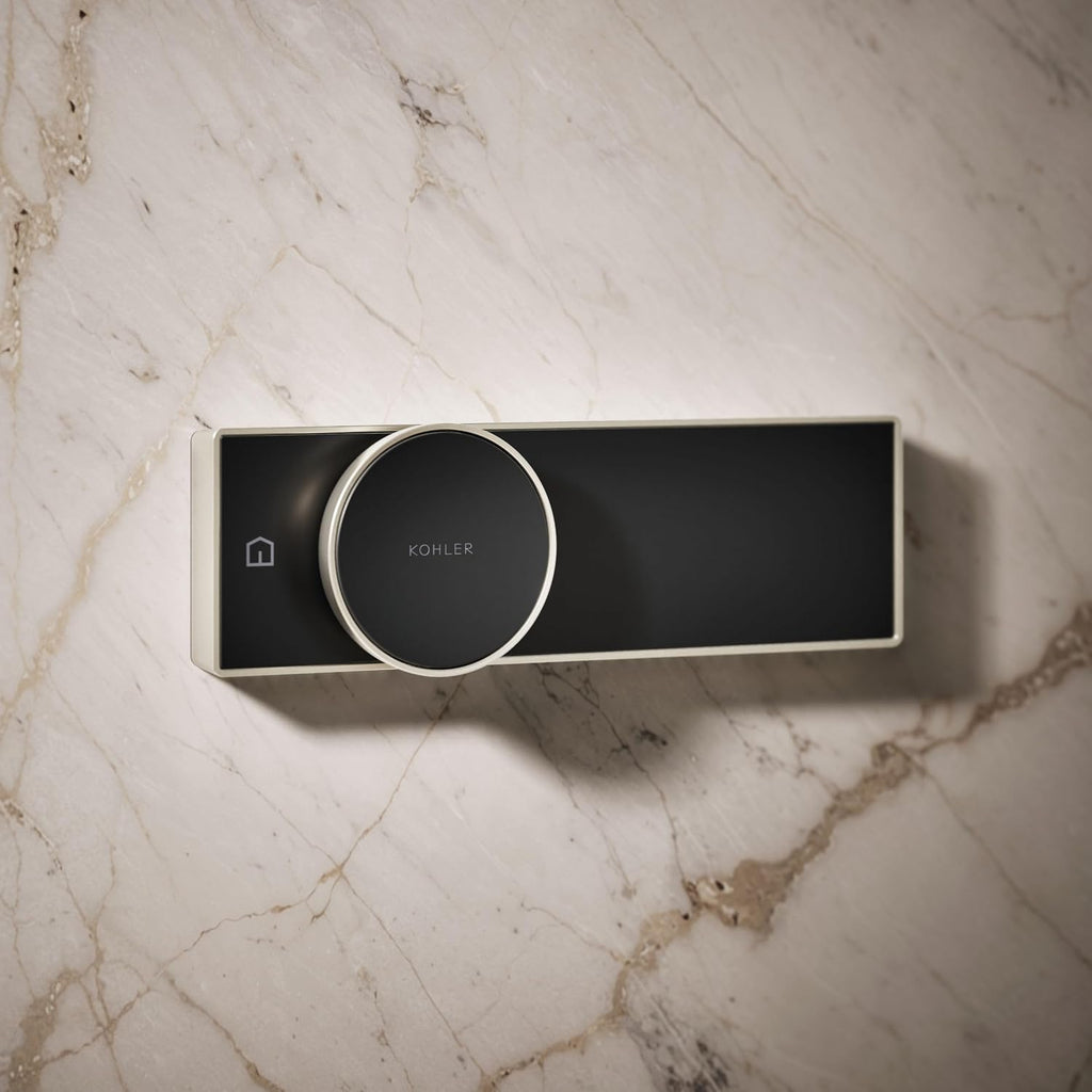 KOHLER Anthem + Digital Control Steamhead in Vibrant Brushed Nickel, Large Dial for Easy Temperature + Flow Rate Adjustment, Features System Warm-Up + Pause Option, Includes Optional Flow Restrictor