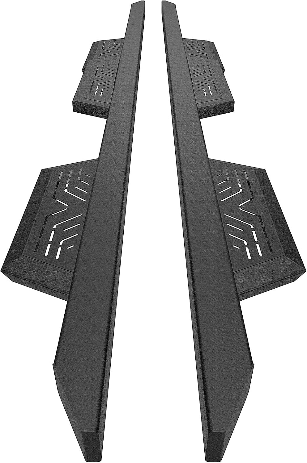 PZ 6' Running Boards Anti-Slip Side Steps Carbon Steel Compatible with Dodge Ram 1500 Crew Cab 2019-2025 New Body Style,550LBS Steel No Drill Truck Running Boards Direct Fit Nerf Bar