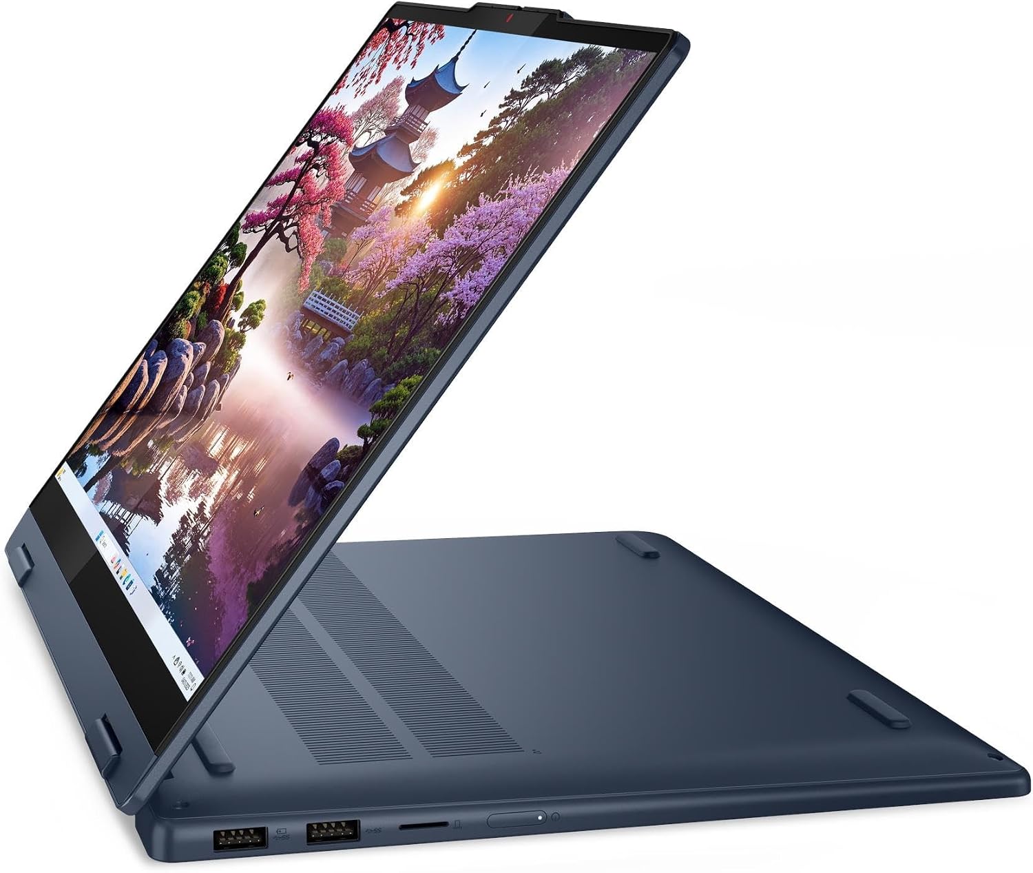 Lenovo 2025 IdeaPad 5 2-in-1 14AKP10 Personal Laptop - 14' 1920x1200 Touchscreen - AMD Ryzen AI 7 350-16GB RAM-2TB SSD - AMD Radeon 860M Graphics - HD Audio - 1080P + IR Camera - W11H - Cosmic Blue