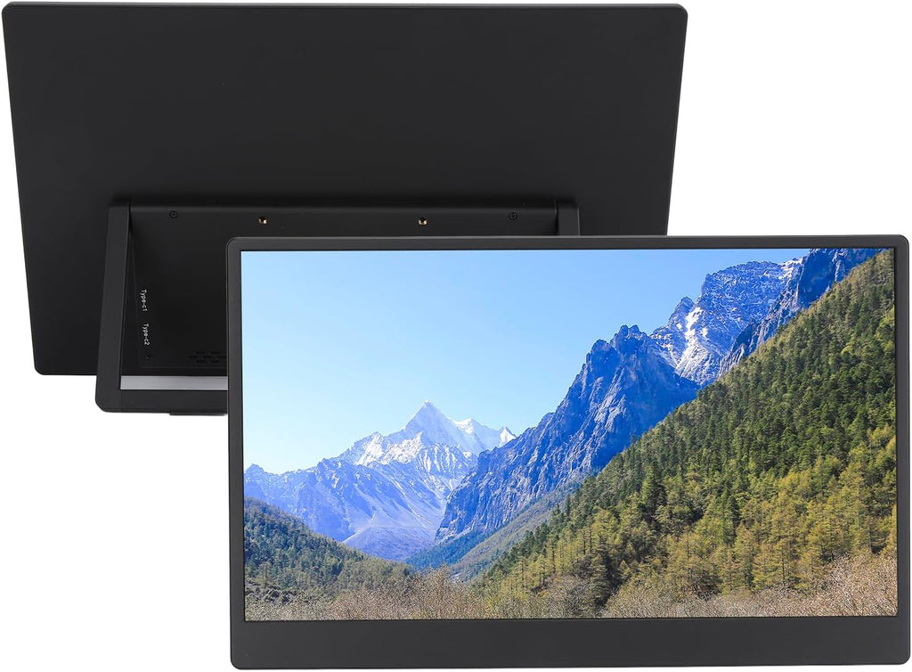Focket Portable Touch Screen Monitor 13 Inch 1080p, USB C Gaming Display for Laptop Screen Extender with Dual Speakers for Phone PC