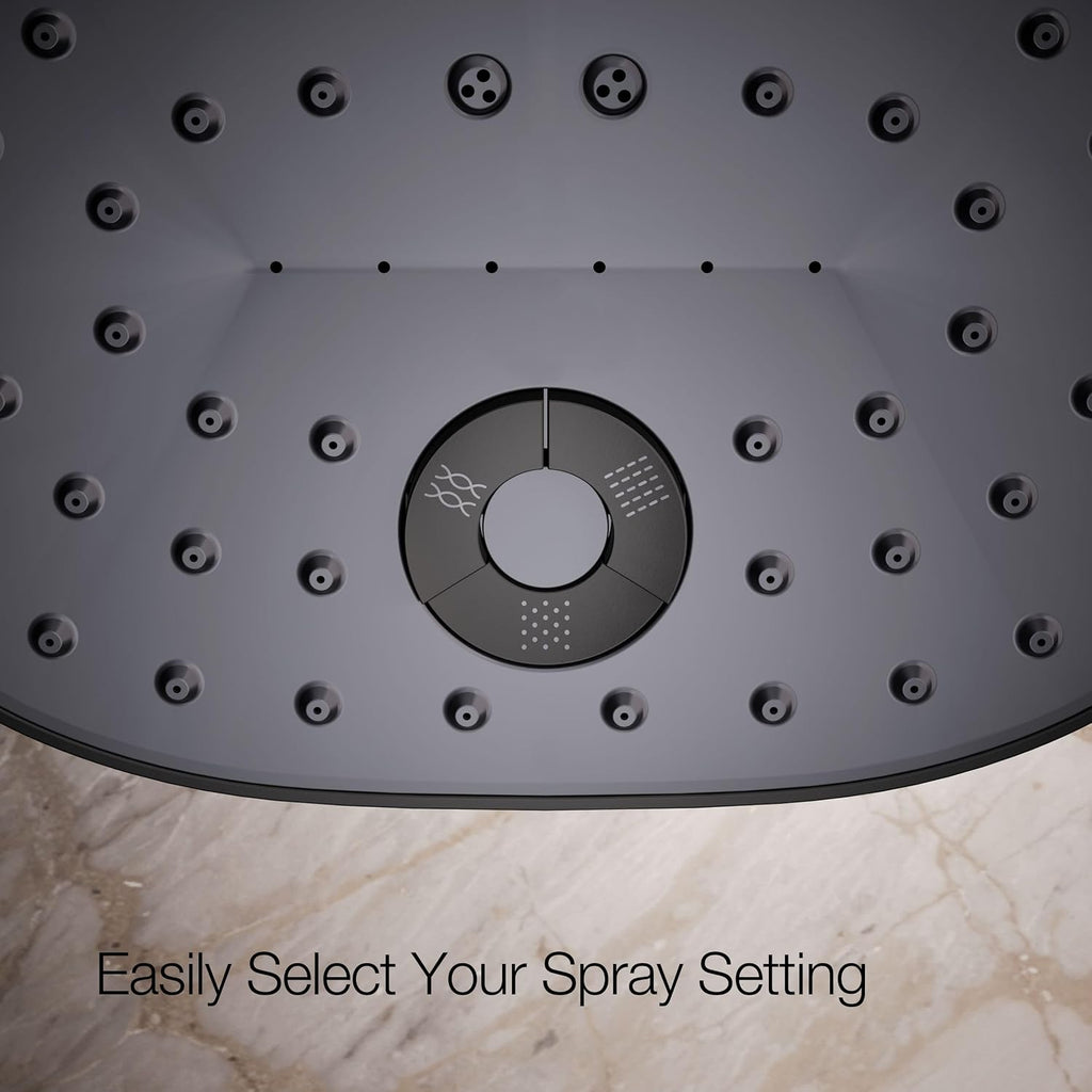 Kohler 26290-G-BL Statement® Three-function showerhead, 1.75 gpm, Matte Black