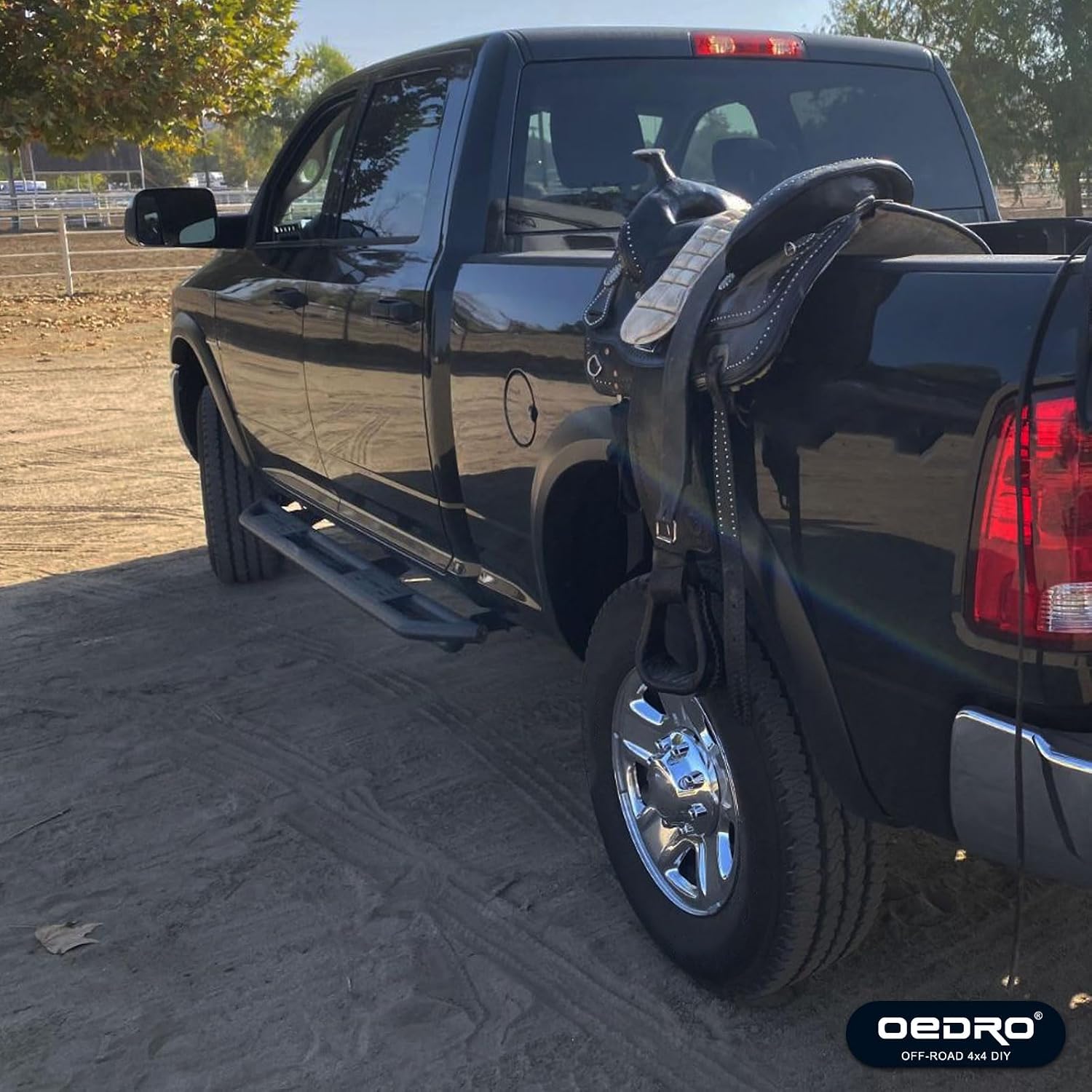 OEDRO 6' Running Boards Compatible with 2005-2023 Toyota Tacoma Double Cab, Upgraded Side Steps Rails Black Textured Heavy Duty Truck Nerf Bars