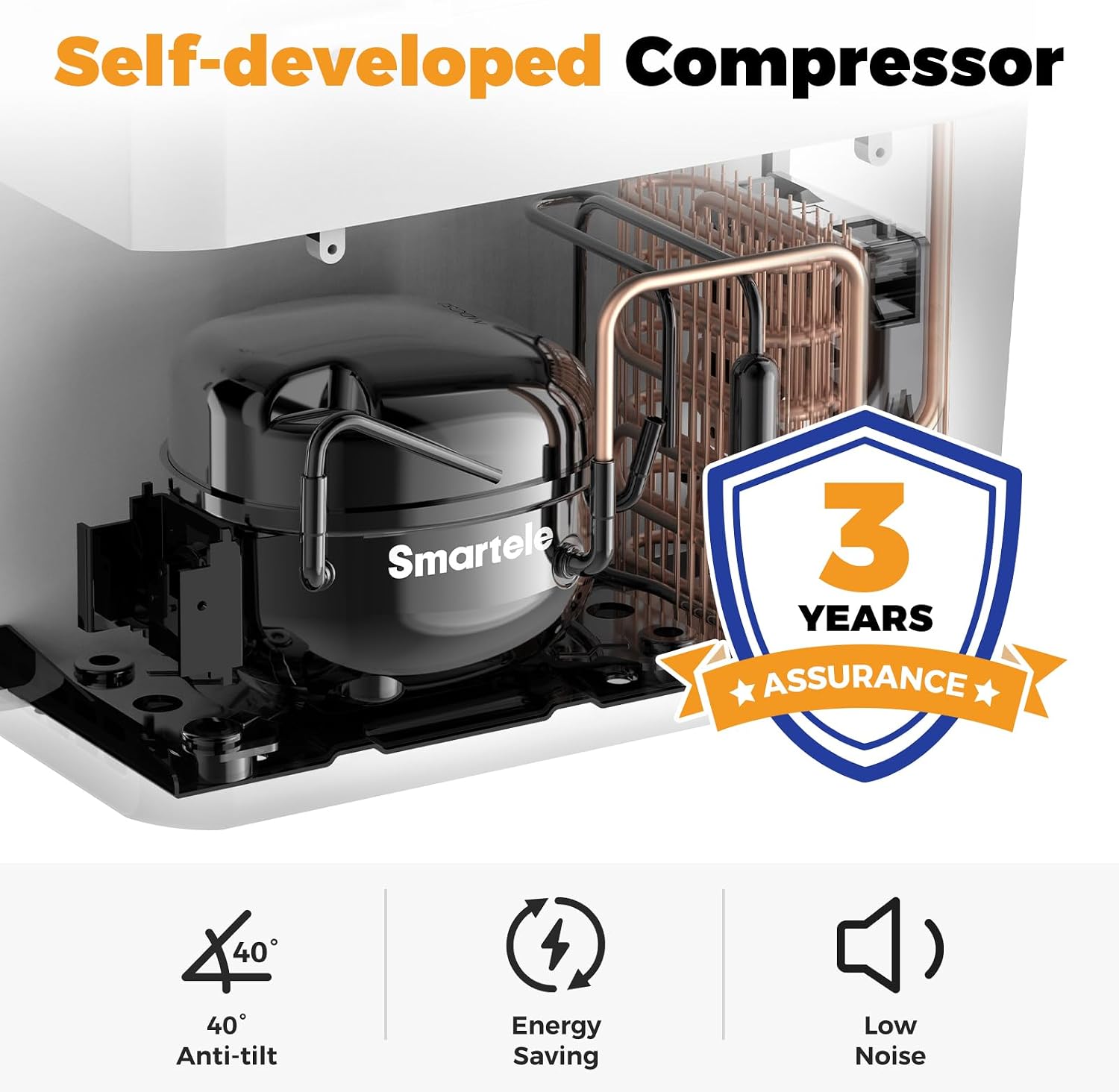 Setpower Car Refrigerator with Cover 50 Hours Backup Cooling 27 Quart 12 volt Fridge Portable Car Freezer 12V Coolers for Vehicles Electric Cooler for Car (RF25 Grey)