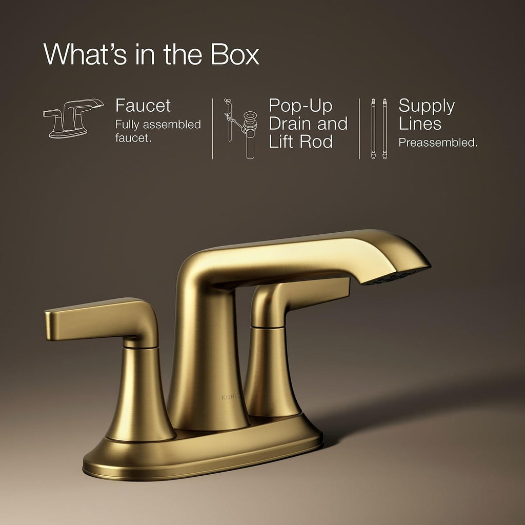 Kohler K-22021-4-BL - Bathroom Sink Faucets Faucet