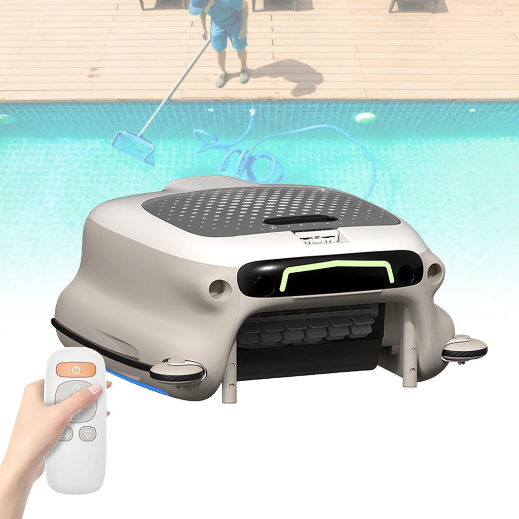 Automatic Pool Skimmer Cleaning Robot, with 7800mAh Battery, for Hot Tub Spa Outdoor Pools