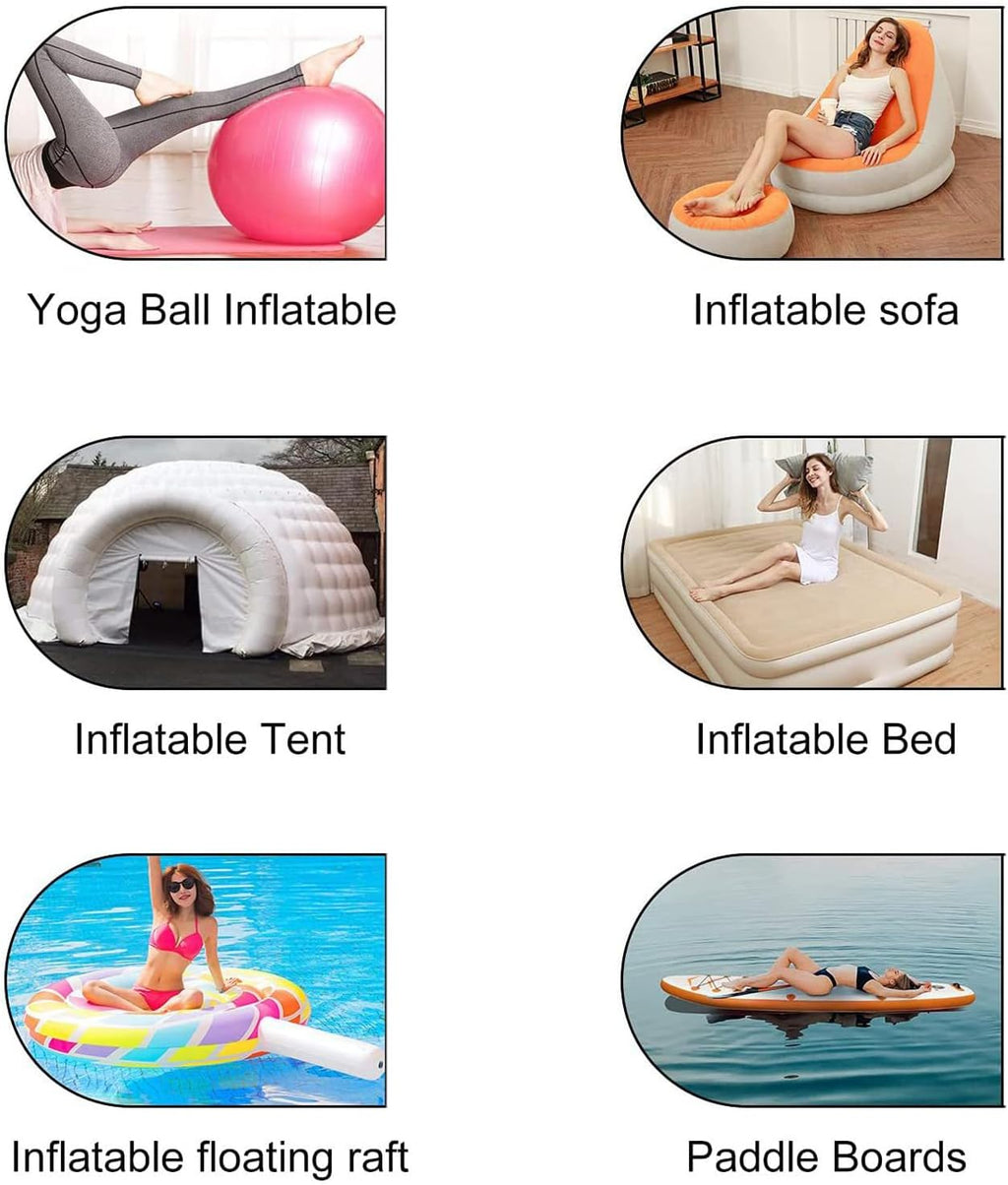 Horoper Paddle Board Pump Electric Portable, 12V DC Rechargeable Paddle Board Pump 16PSI Electric Pump Portable Inflatable Pump with Cigarette Lighter Connector