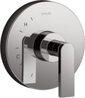 KOHLER K-TS73115-4-TT Composed Valve Trim with Lever Handle For Rite-Temp Pressure-Balancing Valve, Not Included, Titanium