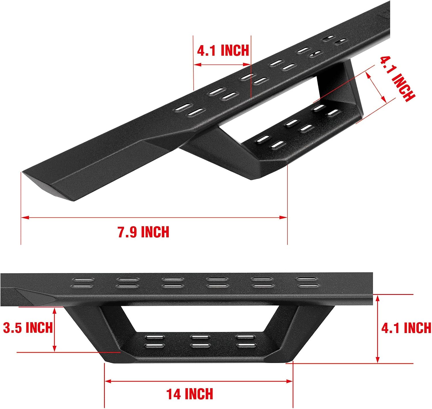 HD Ridez Overland Slider Drop Steps Compatible with Chevy Colorado GMC Canyon 2015-2026 Crew Cab