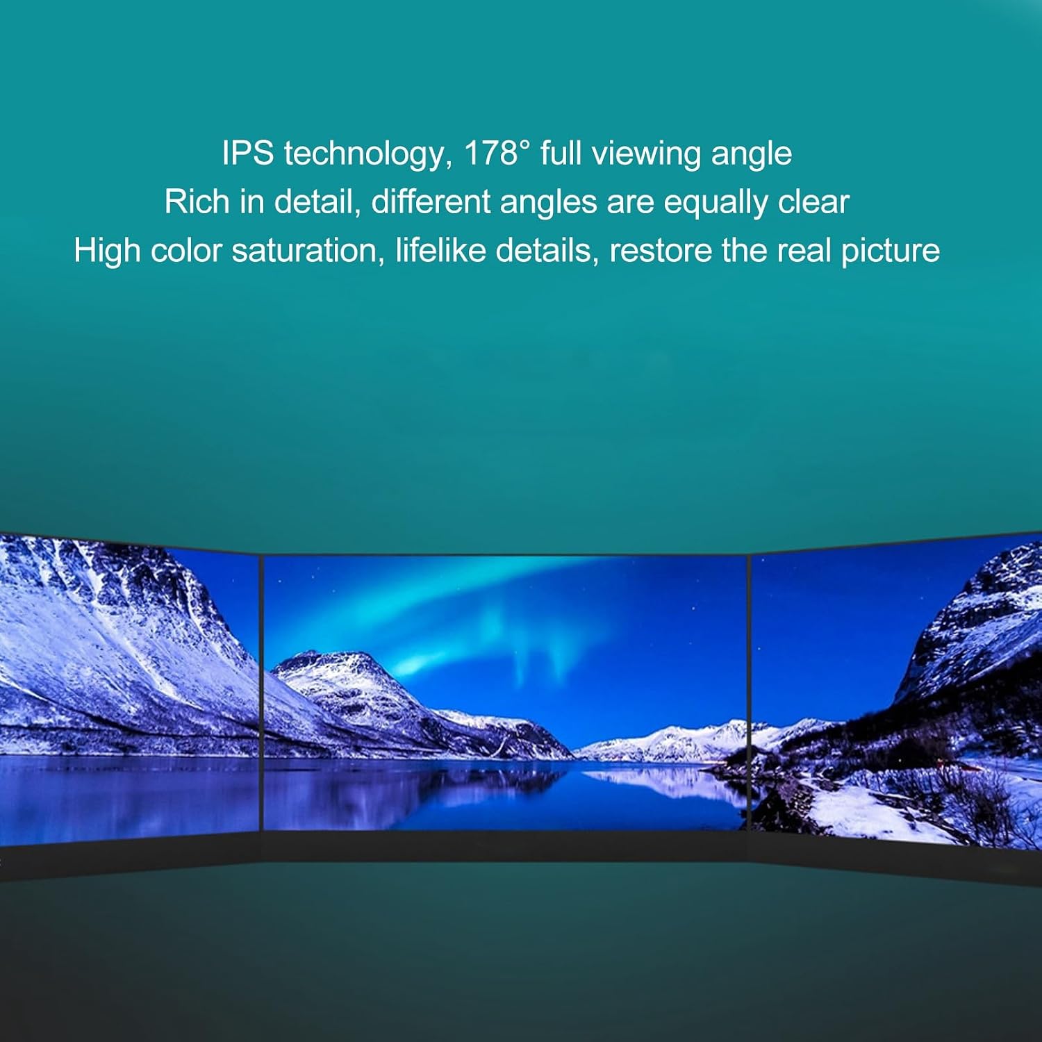 GOWENIC 13.3 Inch Portable Display, 1080P FHD Portable Display for Laptop, USB Type C External Second Screen with Dual Speaker HDR High Dynamic Range for for Laptop PC