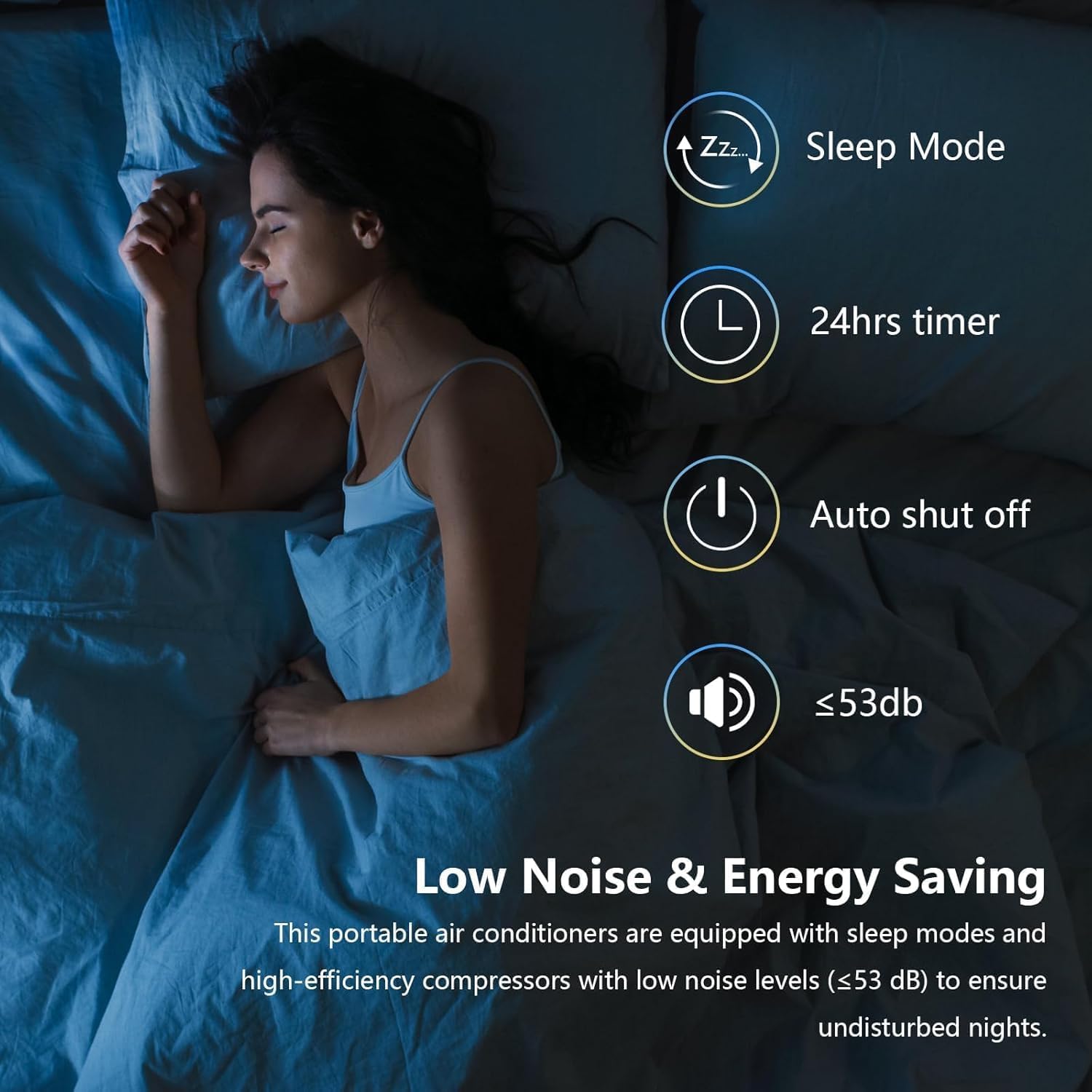 14000 BTU Portable Air Conditioner, with Remote Control 3 in-1 Ultra-Quiet Cooling, Dehumidifier & Fan for Rooms Up to 700 Sq. Ft. – Sleep Mode, 24H Timer & Windows Kit