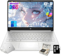 HP 2025 14 inch Laptop Computer for Student & Business, Intel Quad-Core N150 CPU, 16GB RAM, 384GB Storage (128GB UFS+256GB SD Card), 1 Year Office 365, Lightweight, Win 11 Pro, Copilot AI, Silver