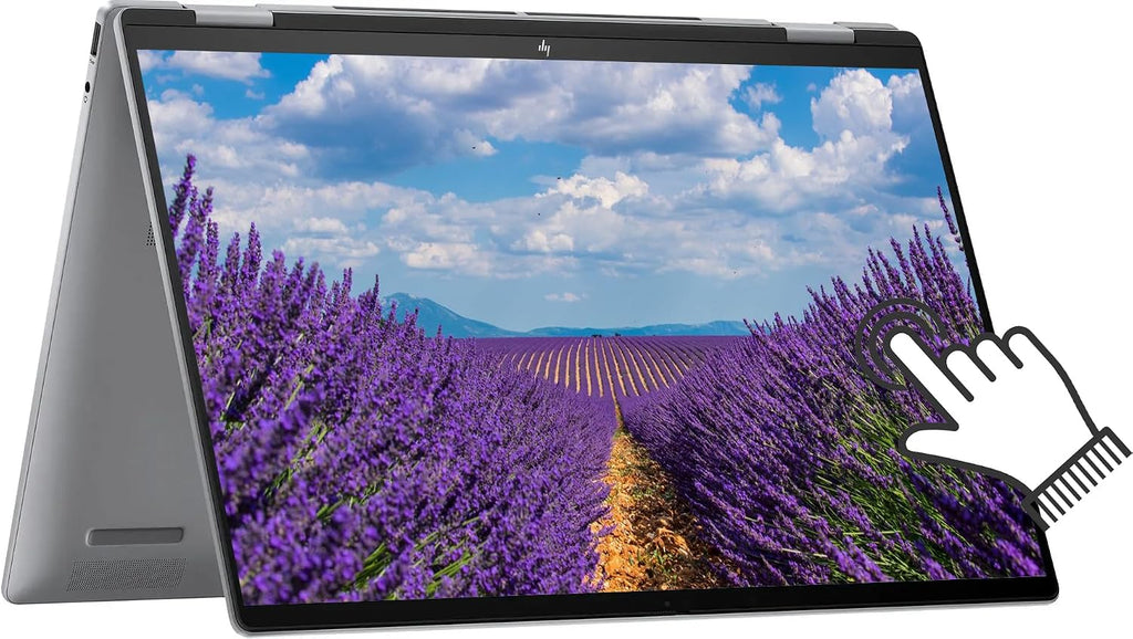 HP Envy x360 16' 2-in-1 Touchscreen Laptop for School and Hobbies, 6-Core AMD Ryzen 5 8640HS, 8GB LPDDR5 RAM, 1TB PCIe NVMe, Backlit KB, Wi-Fi 6E, Webcam, HDMI, Windows 11 Pro, w/BWE Accessories