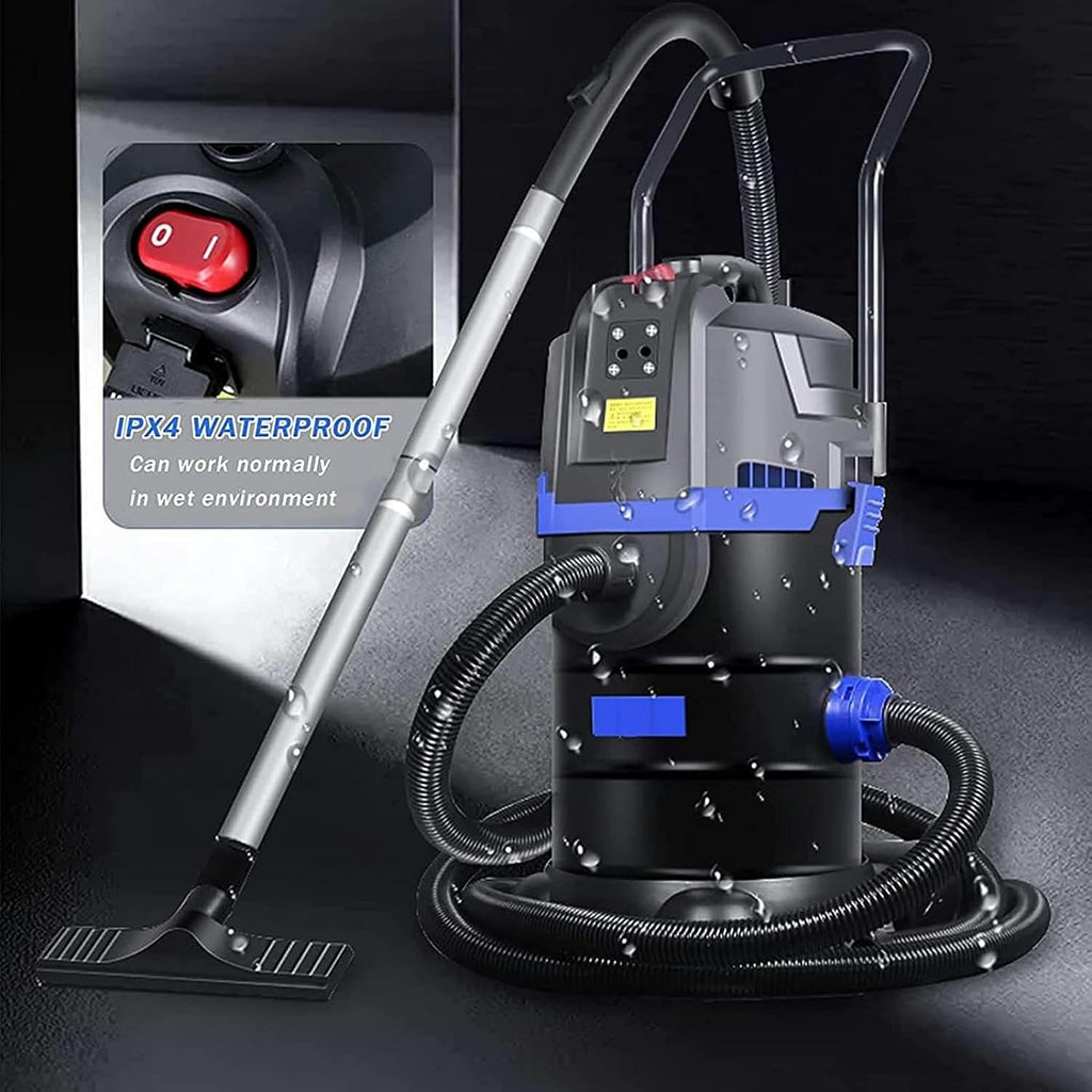 Pool Vacuum with Suction Head and Wastewater Pipe, Wastewater Suction Pump for 1600 W Fish Ponds for Cleaning Pools and Ponds