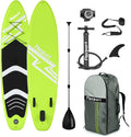 FBSPORT 10'6'' Premium Inflatable Stand Up Paddle Board, Yoga Board with Durable SUP Accessories & Carry Bag | Wide Stance, Surf Control, Non-Slip Deck, Leash, Paddle and Pump for Youth & Adult