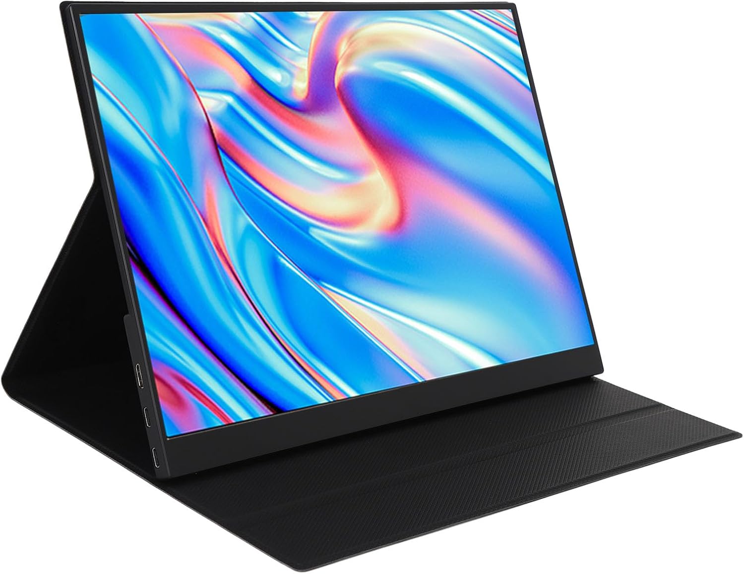 Laptop Screen Extender, 14in Laptop Monitor Extender with 2K Display, Support Double USB C, Touch Screen, Built - in Speakers for Office and Home