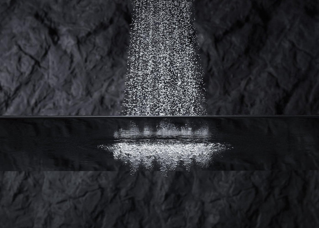 KOHLER 45417-BN Pinstripe Single Function Wall Mount Showerhead with Katalyst Air Induction Spray, 2.0 GPM, Vibrant Brushed Nickel