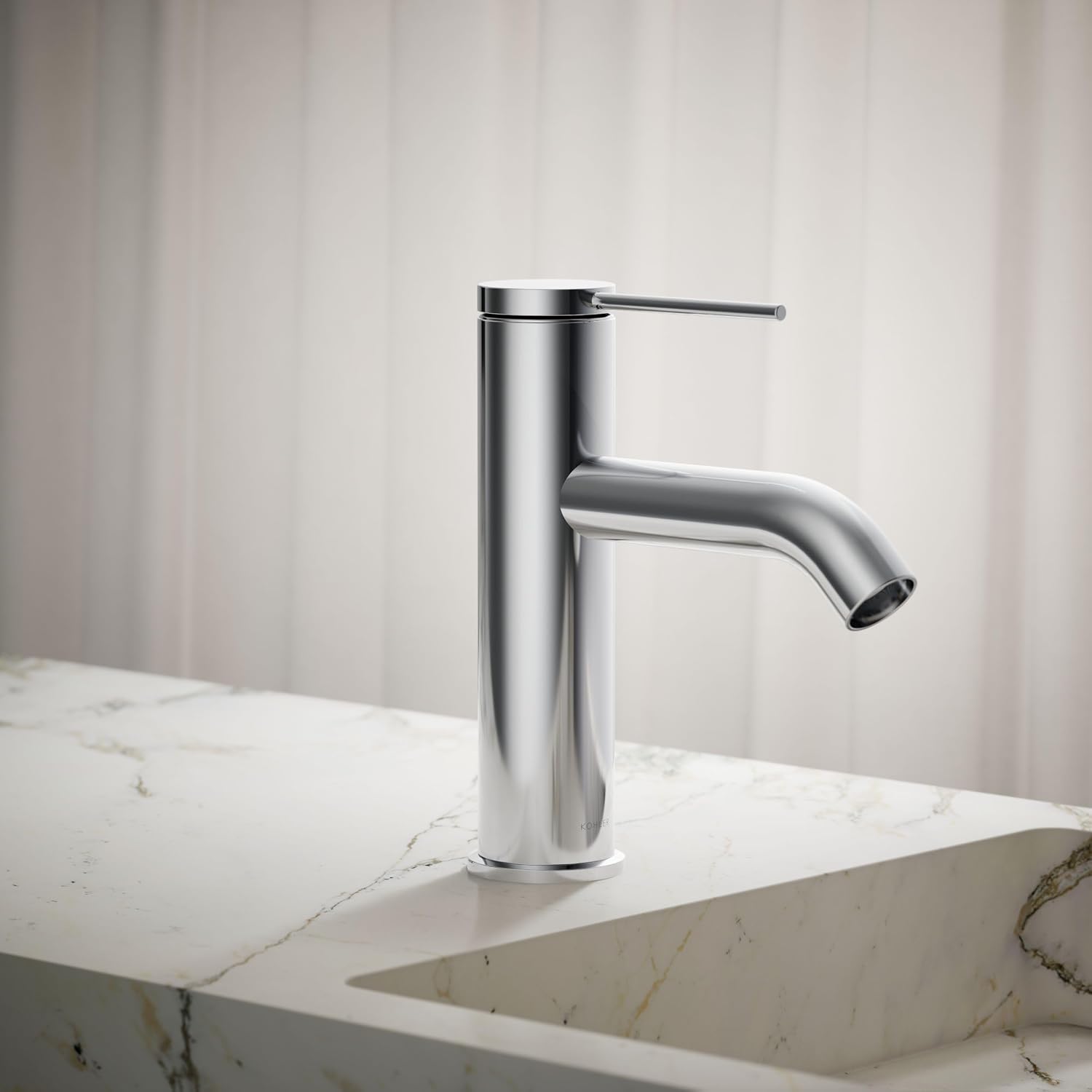 Kohler 77958-4A-CP Components® Single-Handle Bathroom Sink Faucet, 1.2 gpm, Polished Chrome