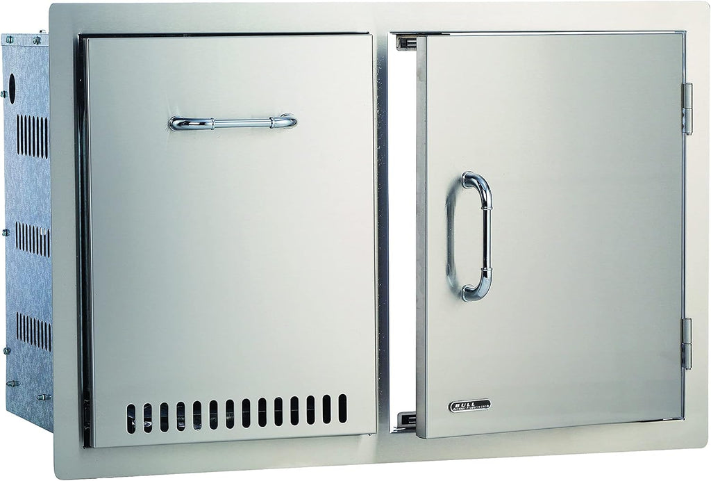 Bull Outdoor Products 65784 Door/Propane Drawer Combo, Stainless Steel