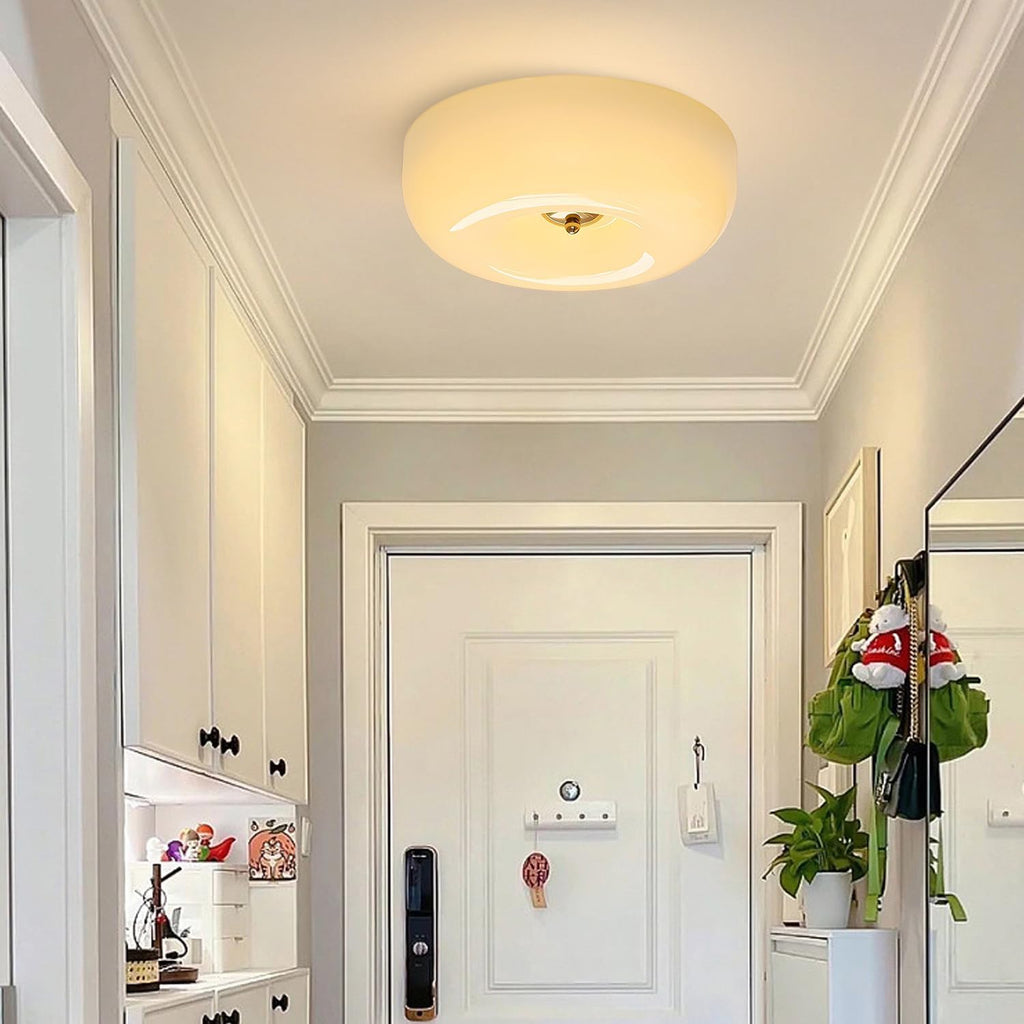 Modern Gold Glass Flush Mount Ceiling Light Unique Ceiling Light Fixture Hallway Globe Light Fixture Mid Century Overhead Light Vintage Semi Flush Mount Ceiling Light Fixture