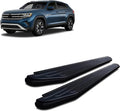 Black Horse PEERLESS Running Boards Black Compatible with 2018-2024 Volkswagen Atlas-PR-W2076BK