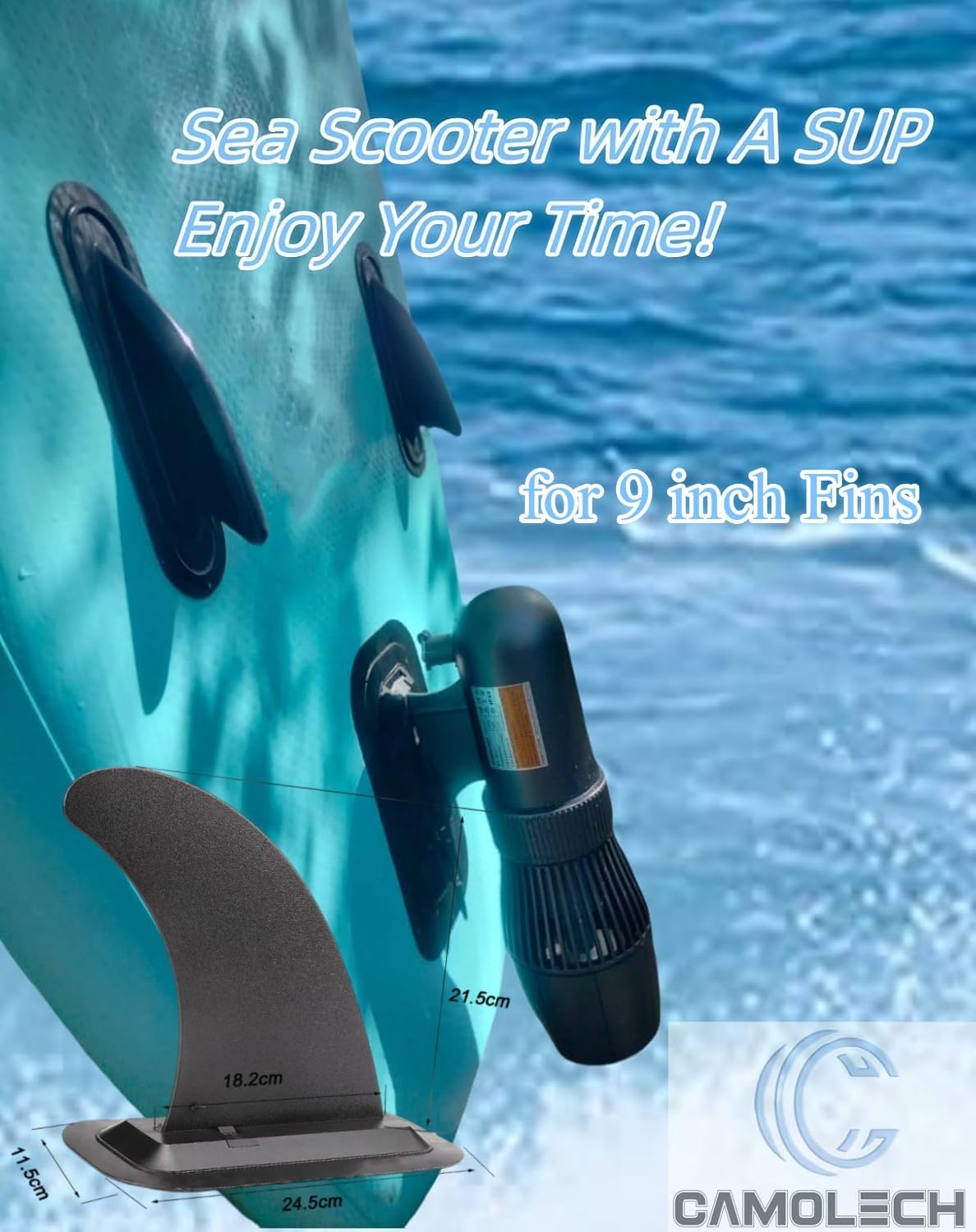 500w Electric Underwater Sea Scooter 50mins Diving Scooter 10Km/h Paddle Board Accessories SUP Motor for Electric Surfboard