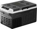 12 Volt Car Refrigerator, 23QT(10L) -4°F~68°F, Dual Power 12/24V DC & 110-240V AC Electric Fridge, Battery Powered Cooler, Portable Freezer for Camping, Travel, RV, Truck, Boat & Home Use