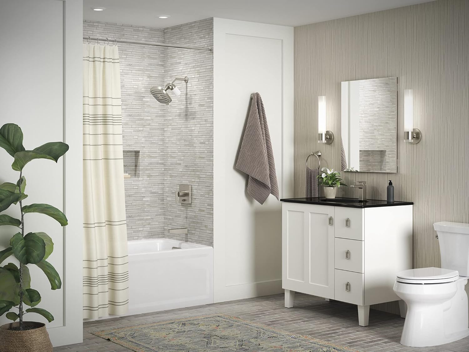 KOHLER Honesty Rite-temp(r) Valve Trim With Lever Handle