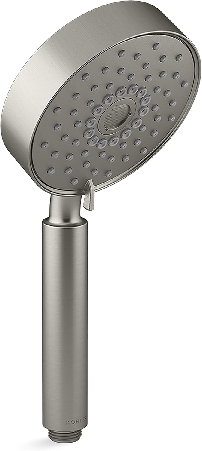 KOHLER 22178-BN Purist 2.5¬†gpm¬†Multifunction Hand Shower Kit with¬†Katalyst¬†Air-Induction Technology, Vibrant Brushed Nickel