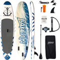 Inflatable Paddle Board,Stand Up Paddle Board,Anti-Slip EVA Deck,Complete SUP Accessories for All Skill Levels,Widened Paddleboard Equipped with Removable Fin, Hand Pump