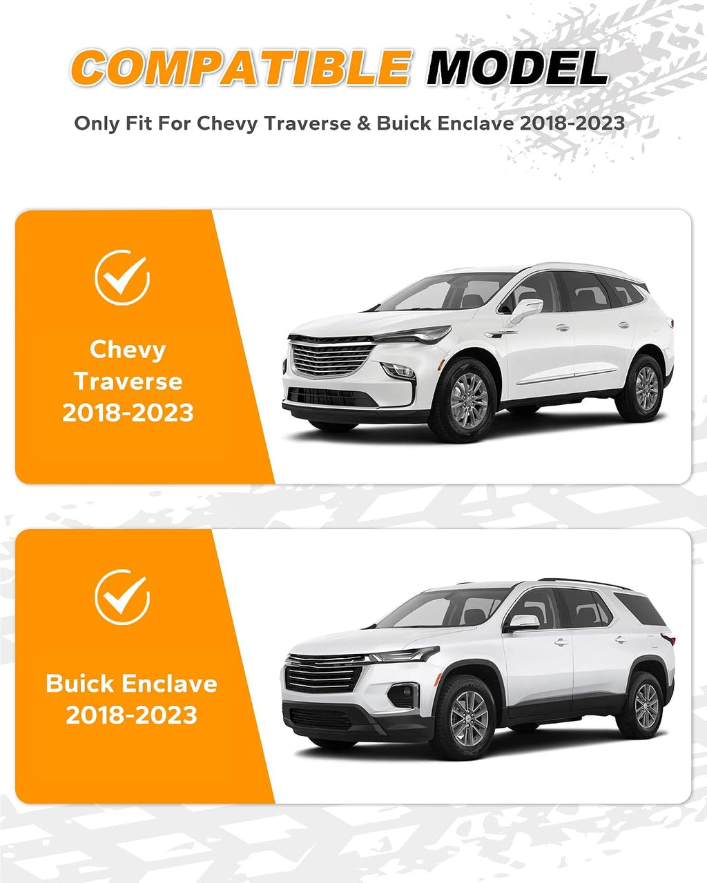 Running Boards fit for Chevy Traverse