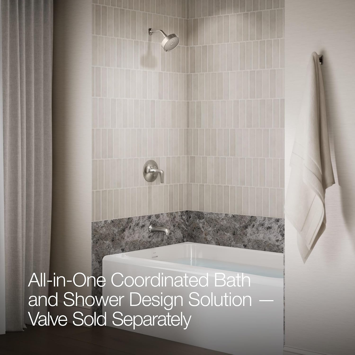 Kohler K-TLS22027-4-SN Tempered Shower Trim Set, Vibrant Polished Nickel