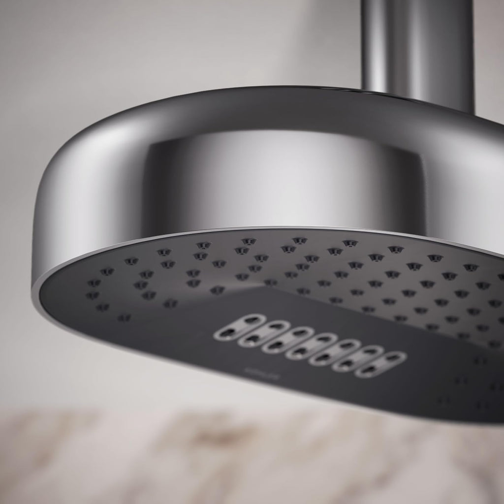 KOHLER 26295-G-CP Statement™ Oblong 14 in. Multifuntion 1.75 gpm Rainhead, Polished Chrome