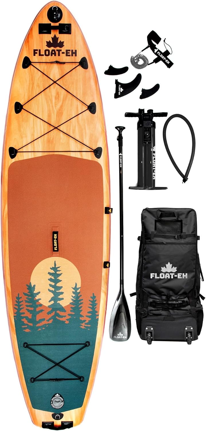 The Woodlander Board - Float-Eh Premium Inflatable 10'6 All-Around Paddle Board