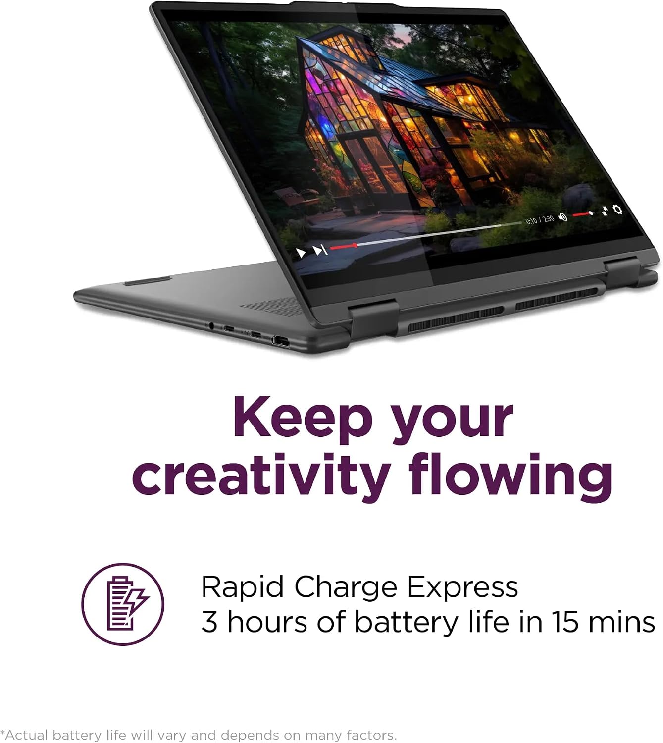 Lenovo Yoga 7 2-in-1 16IML9 2024 Laptop 16' WUXGA IPS Touchscreen 12-Core Intel Ultra 5 125U 16GB LPDDR5 1TB SSD Thunderbolt 4 Wi-Fi 6E Backlit Keyboard Fingerprint Win11 Pro w/ONT 32GB USB