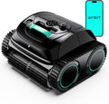 WYBOT C1 Cordless Robotic Pool Vacuum for Inground Pools, Above Ground Pool Cleaner 4-in-1 Wall & Waterline Cleaning Up to 1,614sq.ft, 150mins Smart Navigation, App Support (Forest Green & Black)